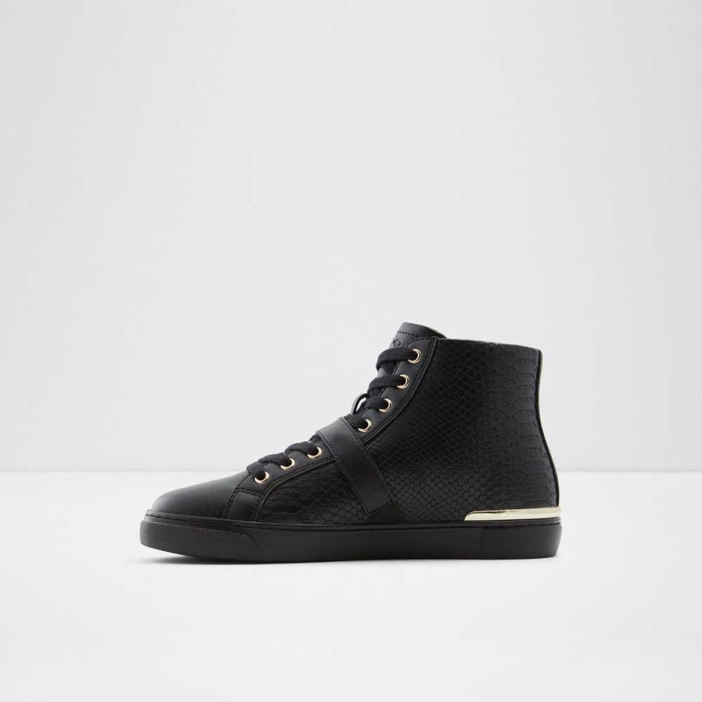 Black Aldo Tiagatori High Top - Cup Sole Sneakers | 48TPWLNSR