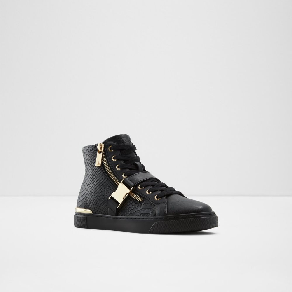 Black Aldo Tiagatori High Top - Cup Sole Sneakers | 48TPWLNSR