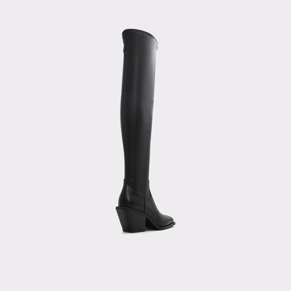 Black Aldo Toro Over-the-knee Western Tall Boots | 43TXMJWUZ