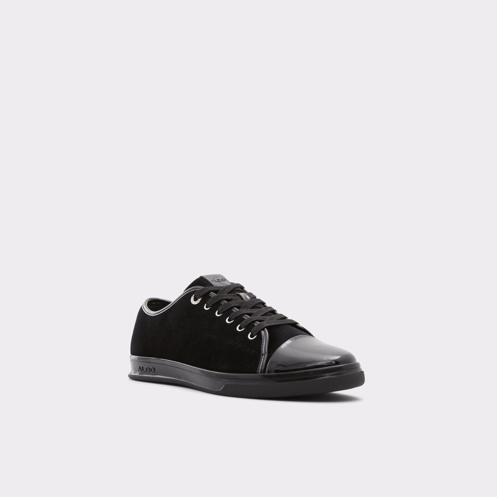 Black Aldo Velneroo Low Top - Cup Sole Sneakers | 74PYAVBWK