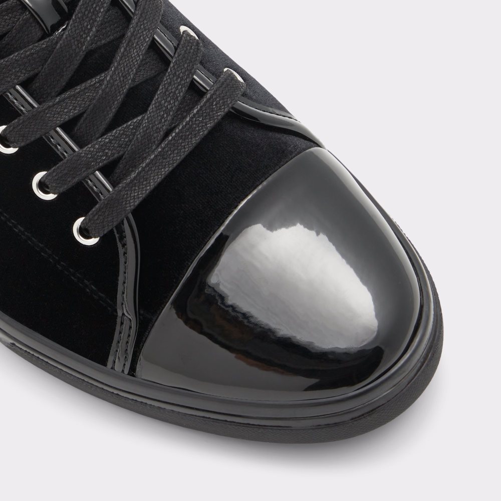 Black Aldo Velneroo Low Top - Cup Sole Sneakers | 74PYAVBWK