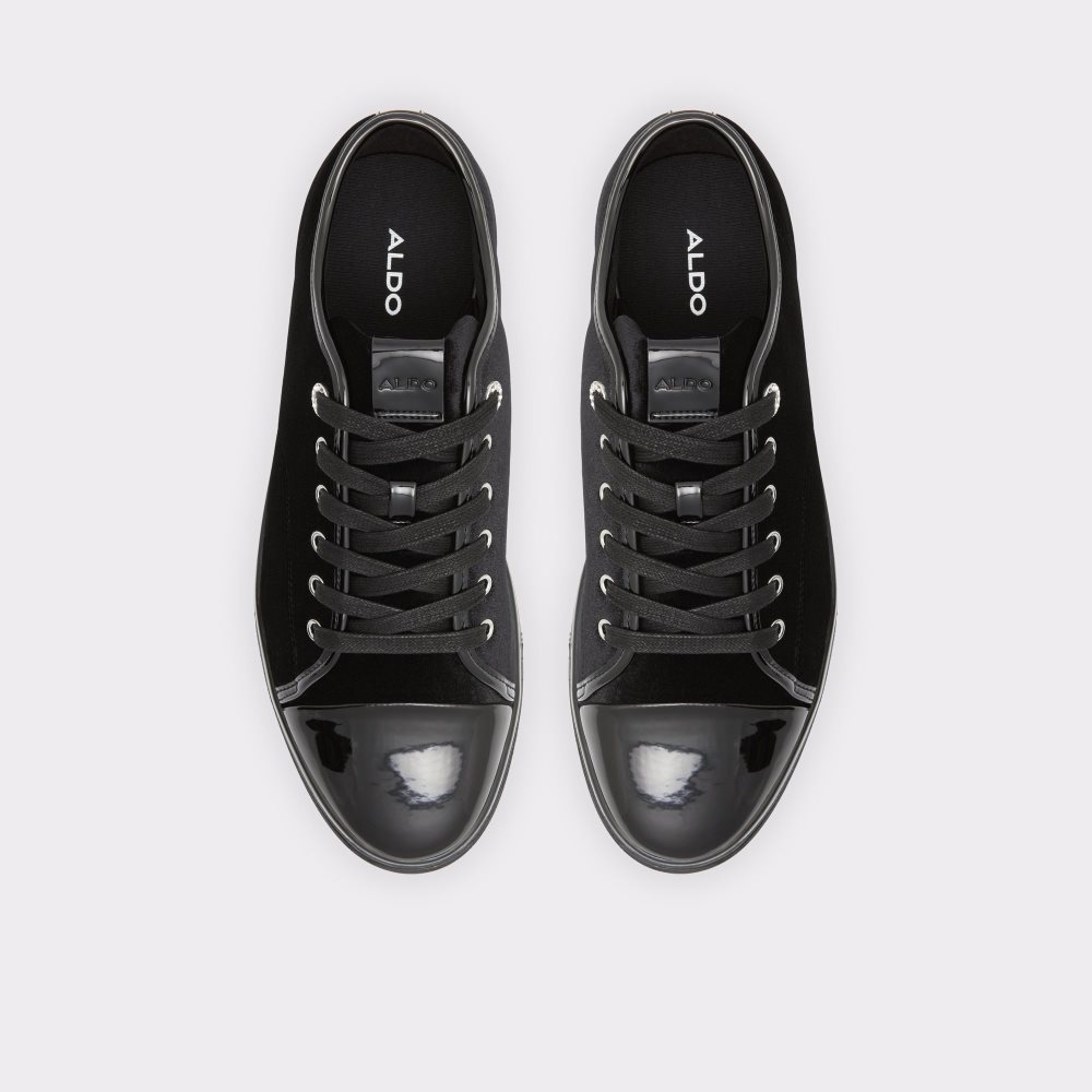 Black Aldo Velneroo Low Top - Cup Sole Sneakers | 74PYAVBWK