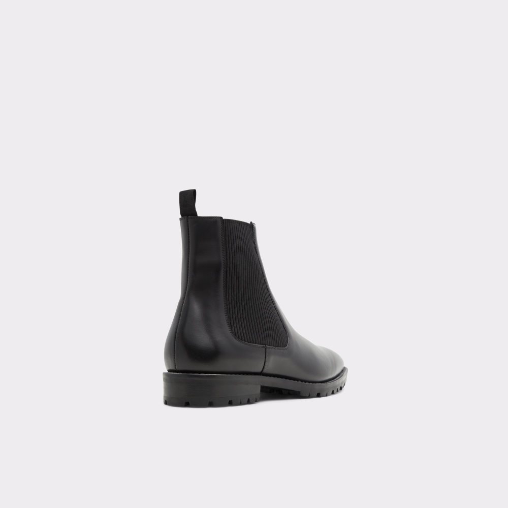 Black Aldo Venetian Chelsea Boots | 35OXDMTNF