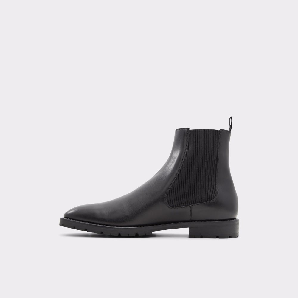 Black Aldo Venetian Chelsea Boots | 35OXDMTNF