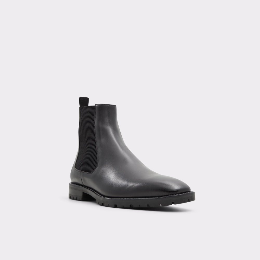 Black Aldo Venetian Chelsea Boots | 35OXDMTNF