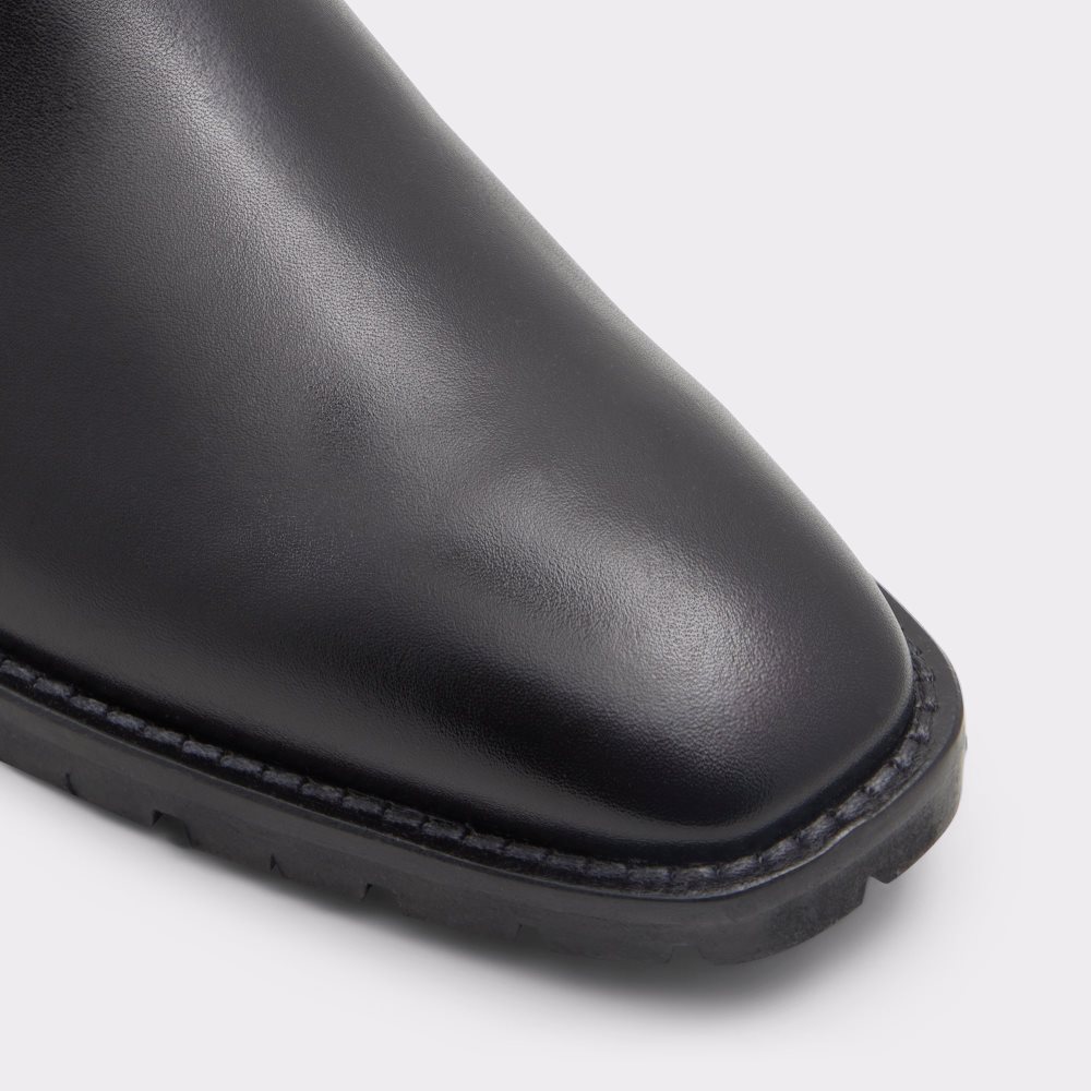 Black Aldo Venetian Chelsea Boots | 35OXDMTNF