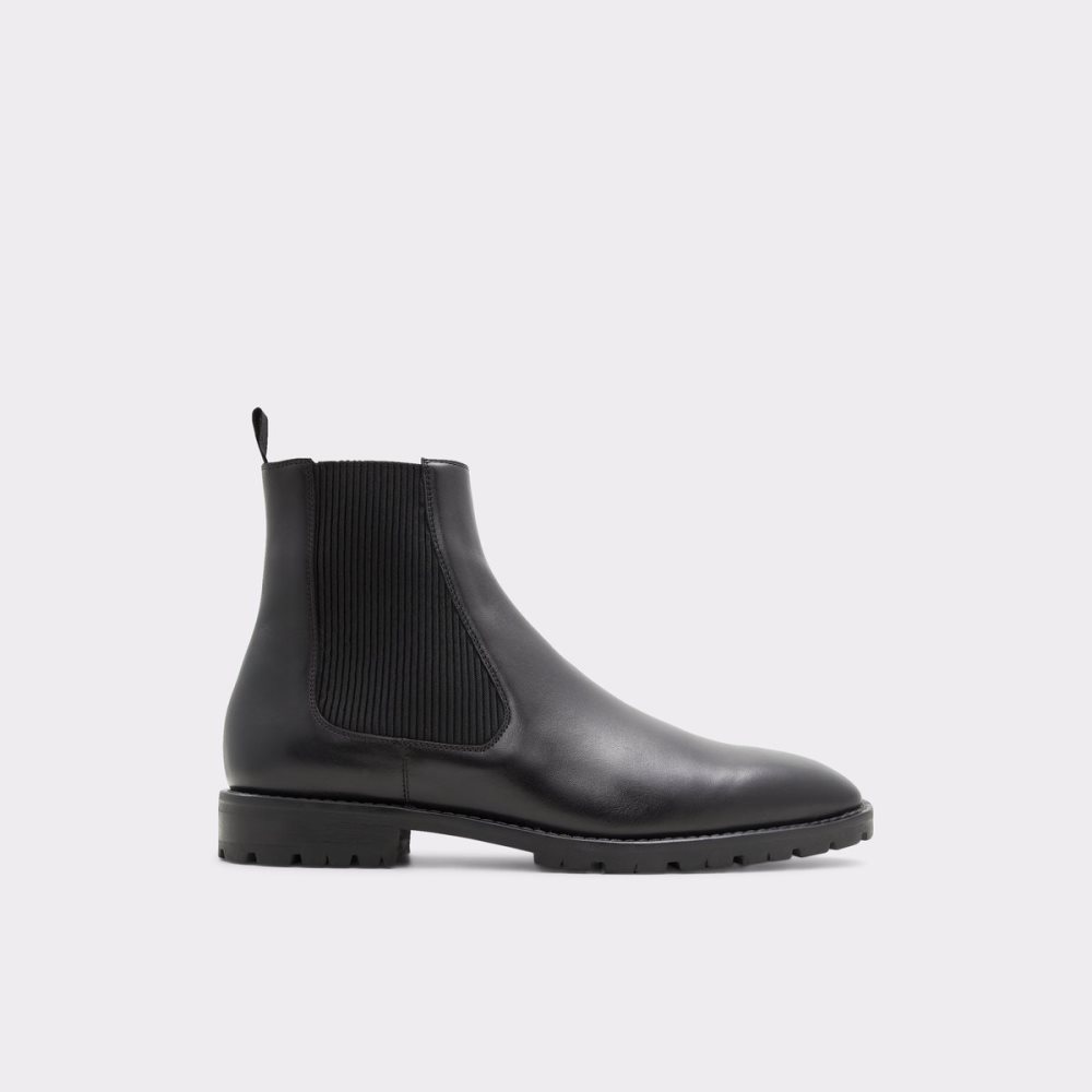 Black Aldo Venetian Chelsea Boots | 35OXDMTNF