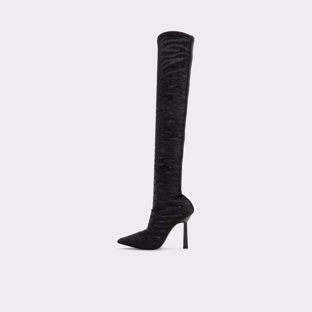 Black Aldo Vittoria Over-the-knee Tall Boots | 38FXNULPD