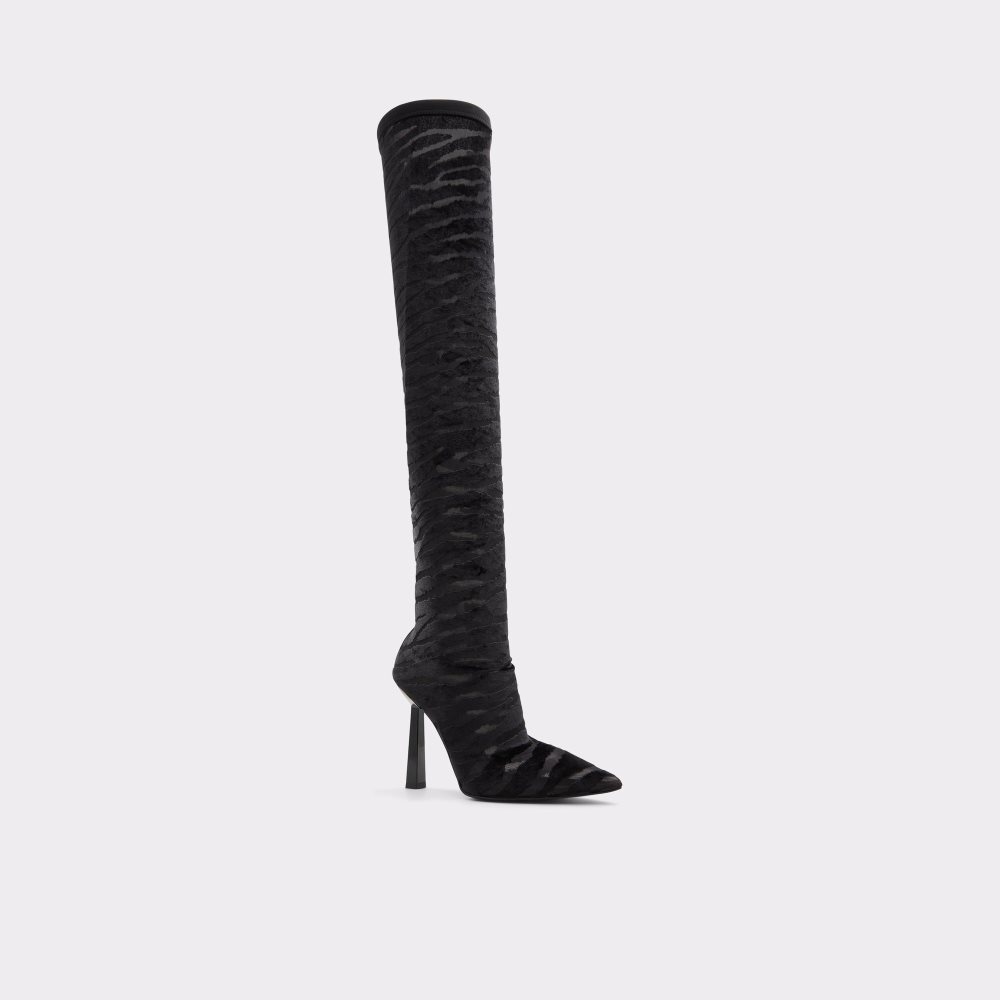 Black Aldo Vittoria Over-the-knee Tall Boots | 38FXNULPD