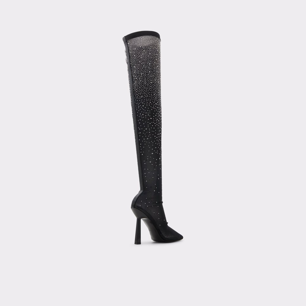 Black Aldo Vittoria Over-the-knee Tall Boots | 69IMECSXQ