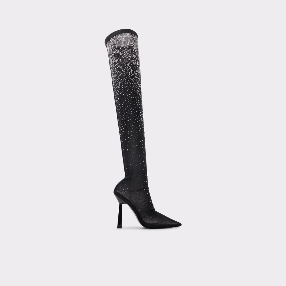 Black Aldo Vittoria Over-the-knee Tall Boots | 69IMECSXQ