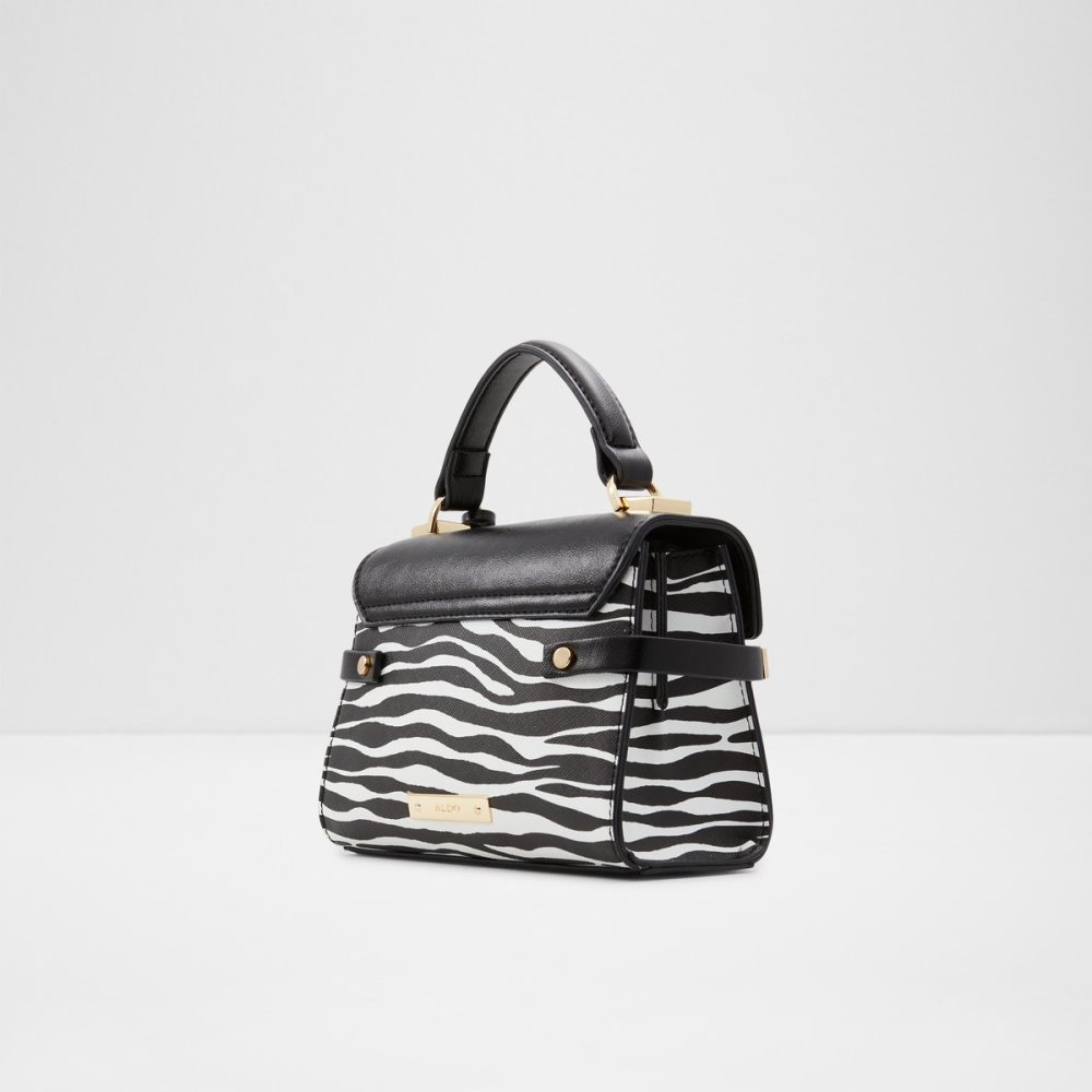 Black Aldo Vontessa Top Handle Handbag | 49HCBKFIR