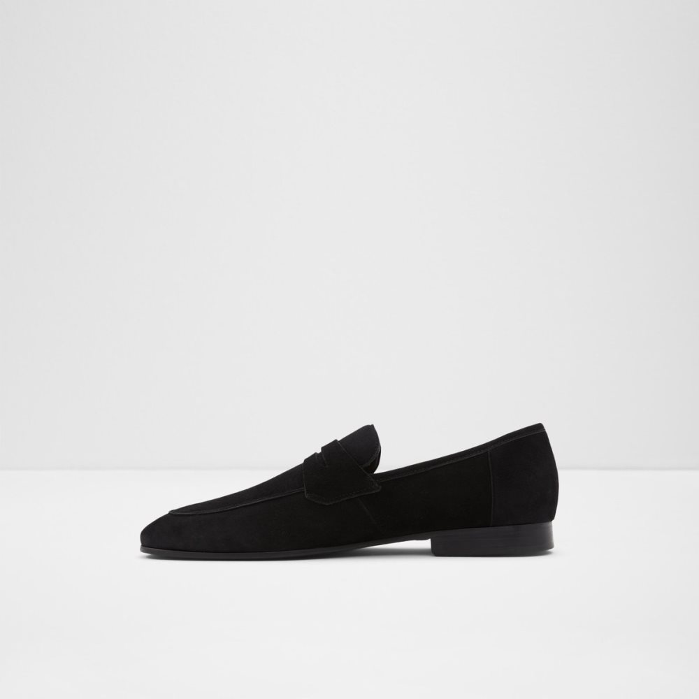 Black Aldo Welsh Loafers | 82GEKHLSC