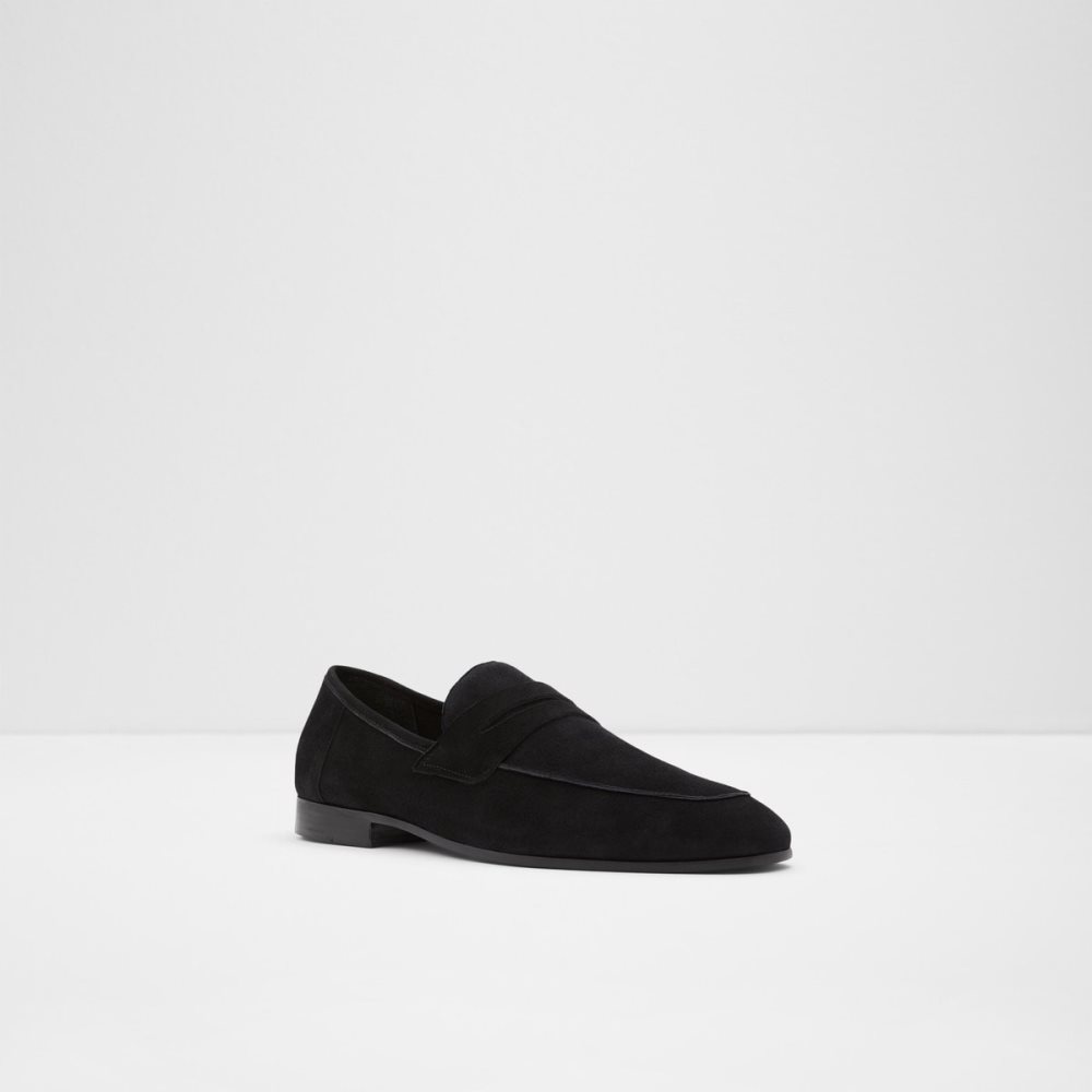 Black Aldo Welsh Loafers | 82GEKHLSC