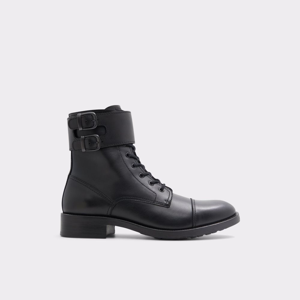 Black Aldo Wicerrag Lace-up Lace Up Boots | 08VHBQAMX