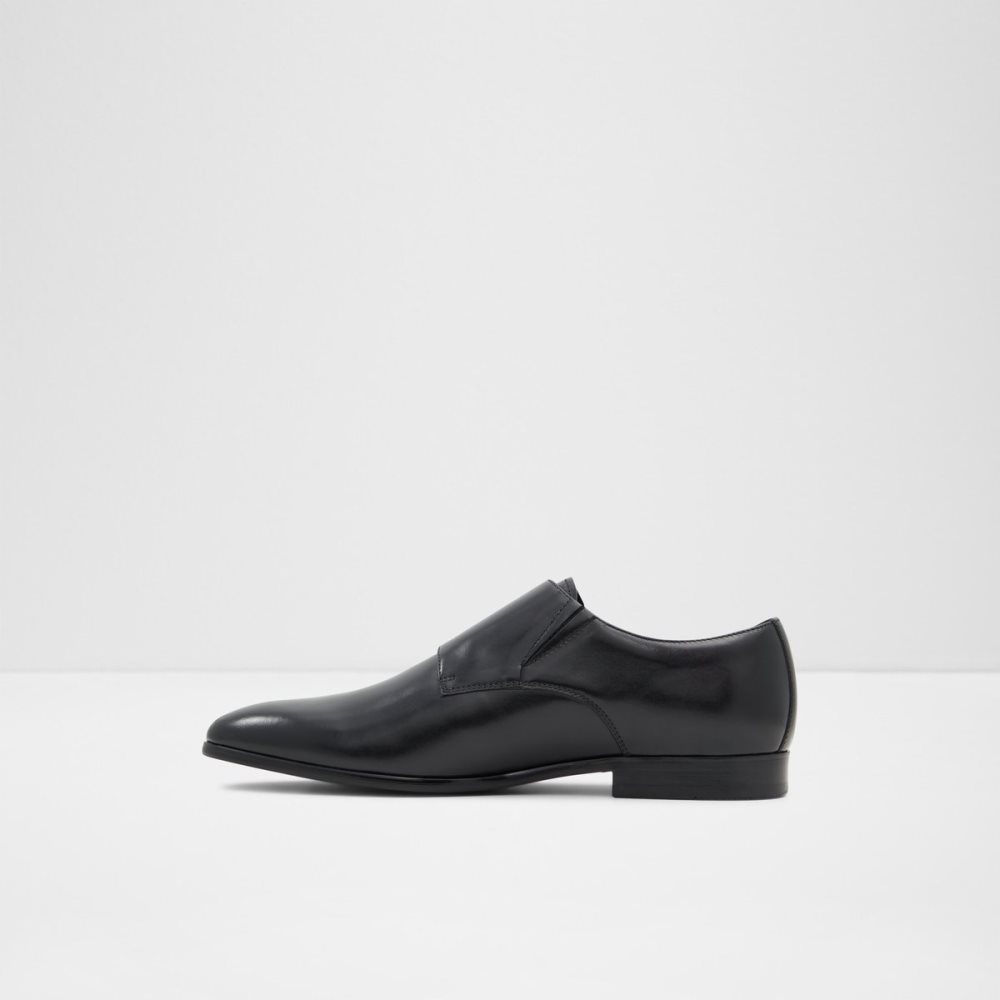 Black Aldo Wilde Monkstrap Loafers | 08KZRVPJU