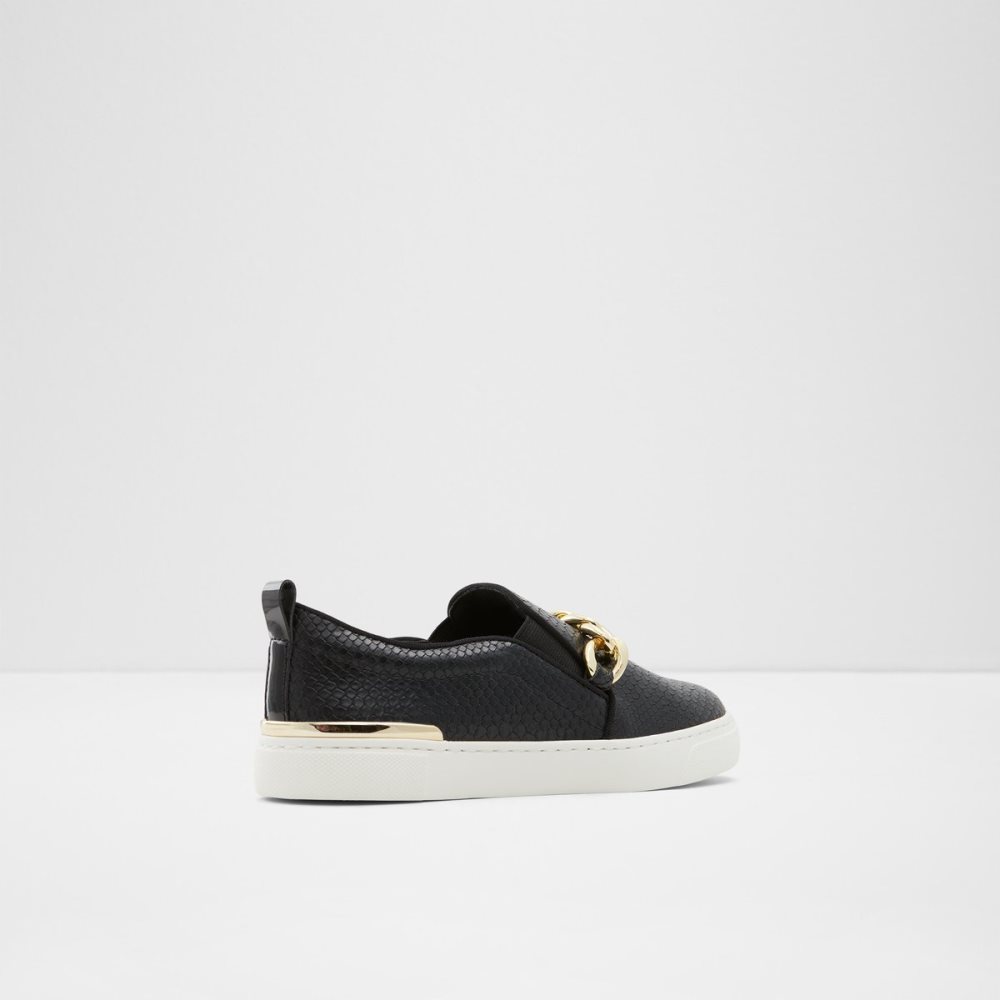 Black Aldo Zefiro Low Top Sneakers | 95DMGZPAJ