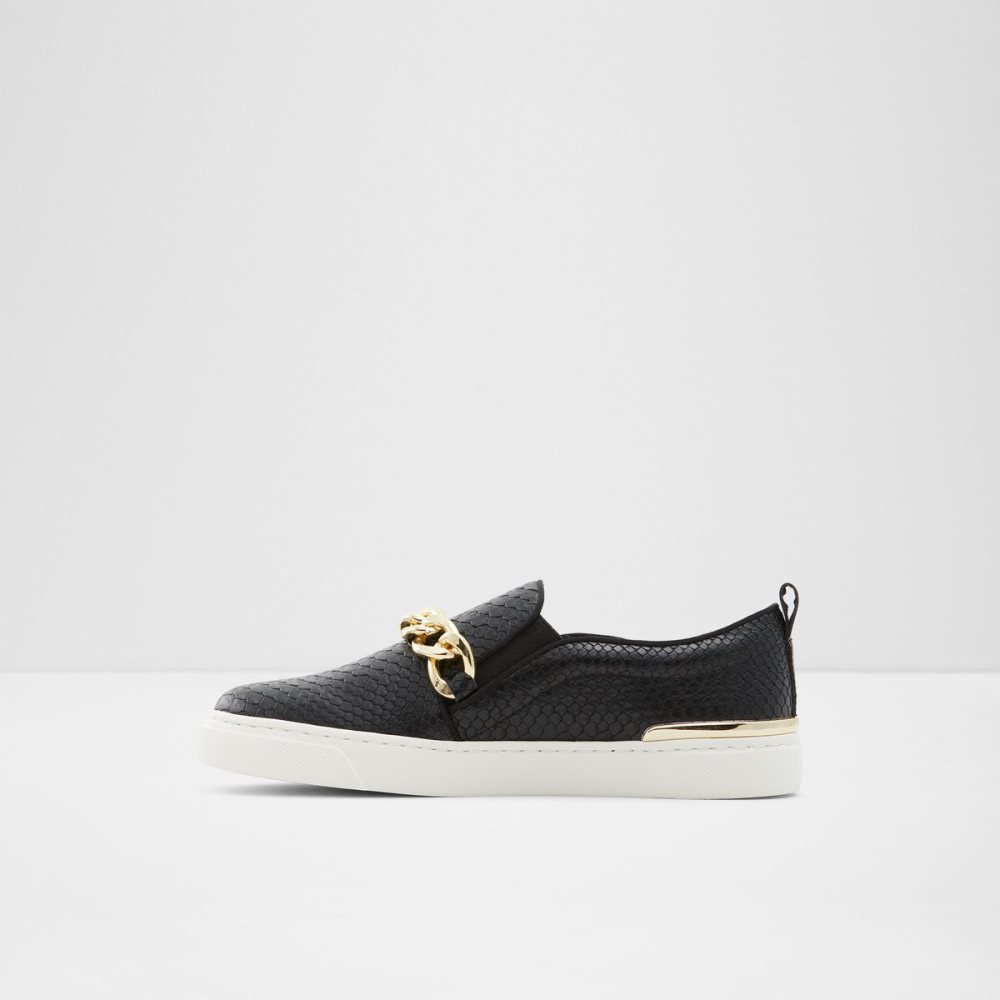 Black Aldo Zefiro Low Top Sneakers | 95DMGZPAJ