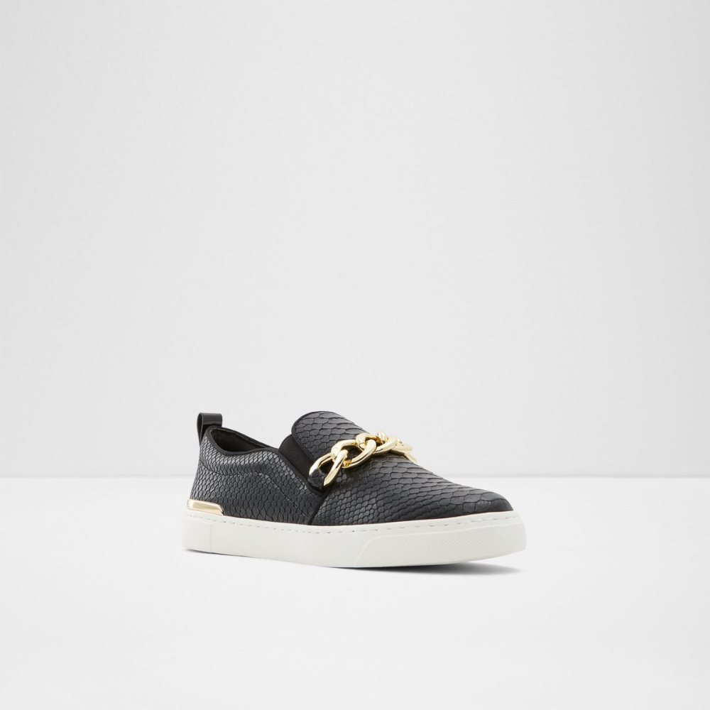 Black Aldo Zefiro Low Top Sneakers | 95DMGZPAJ