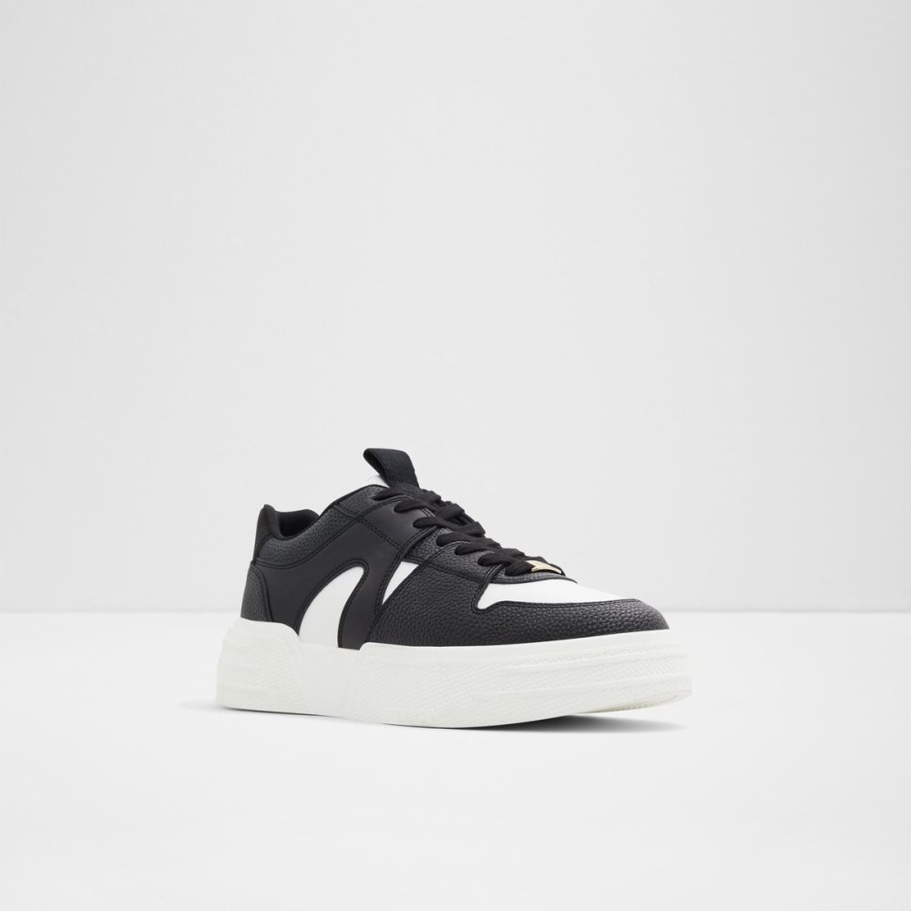 Black Aldo Zeus Low Top - Lug Sole Sneakers | 24URCVGAH