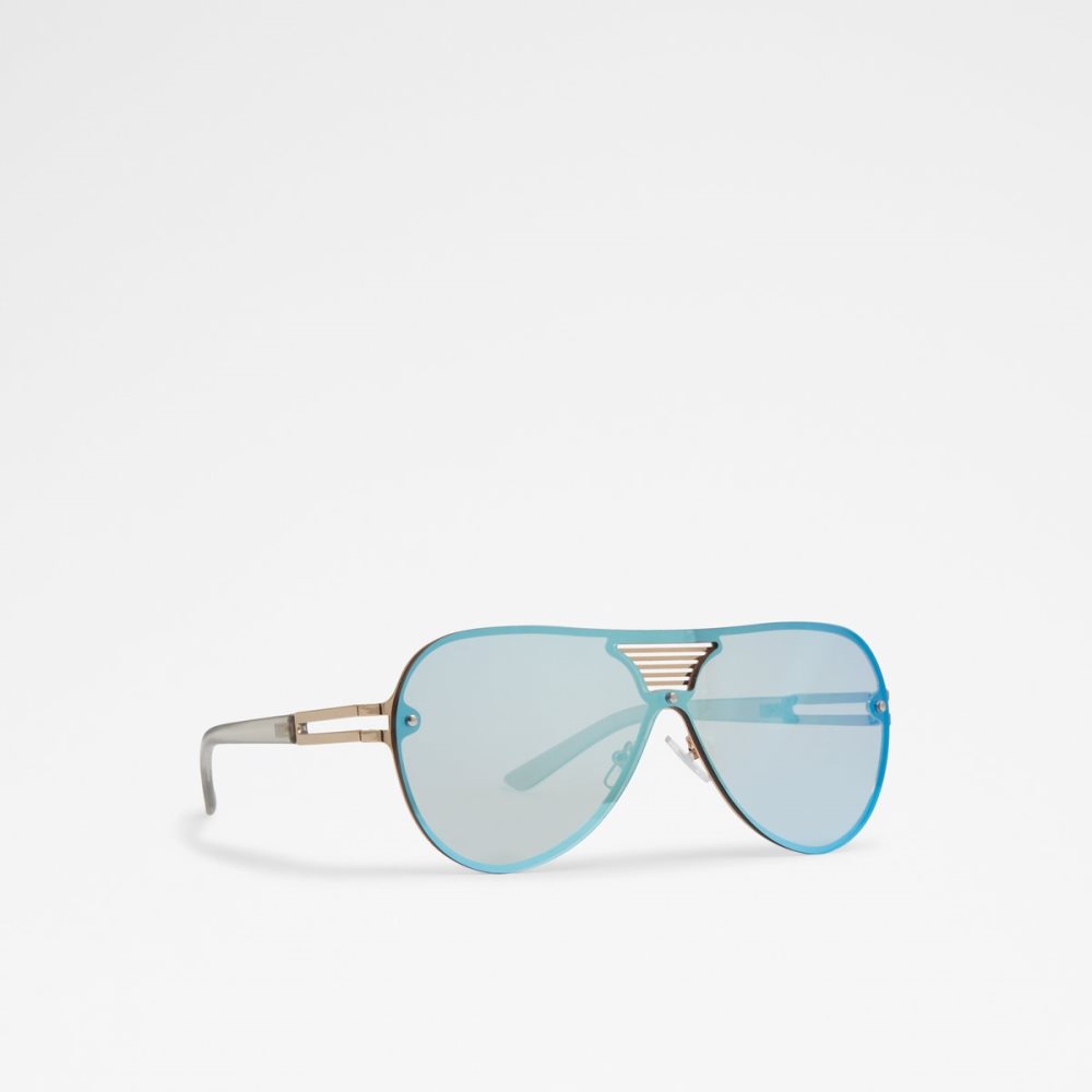 Blue Aldo Aonyx Aviator Sunglasses | 50XCRWKUS