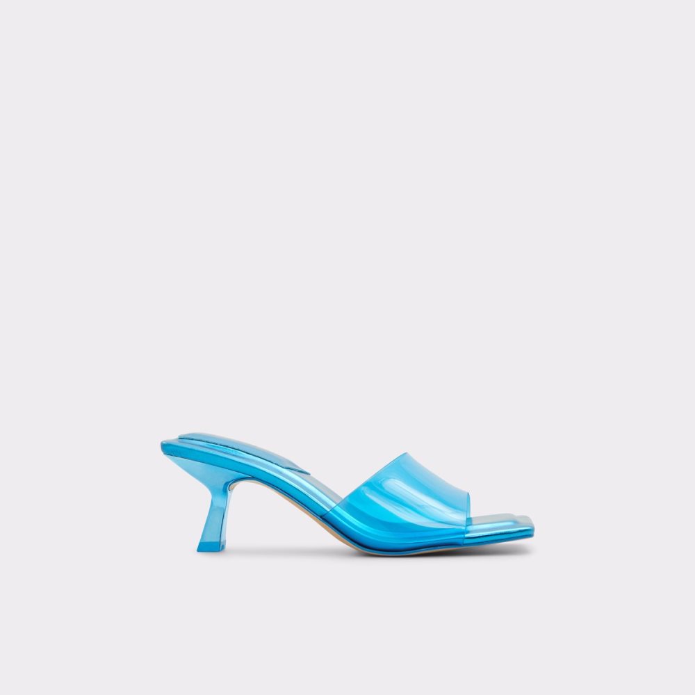 Blue Aldo Cassilia Heeled Mule - Stiletto Sandals | 74AHMKRPY