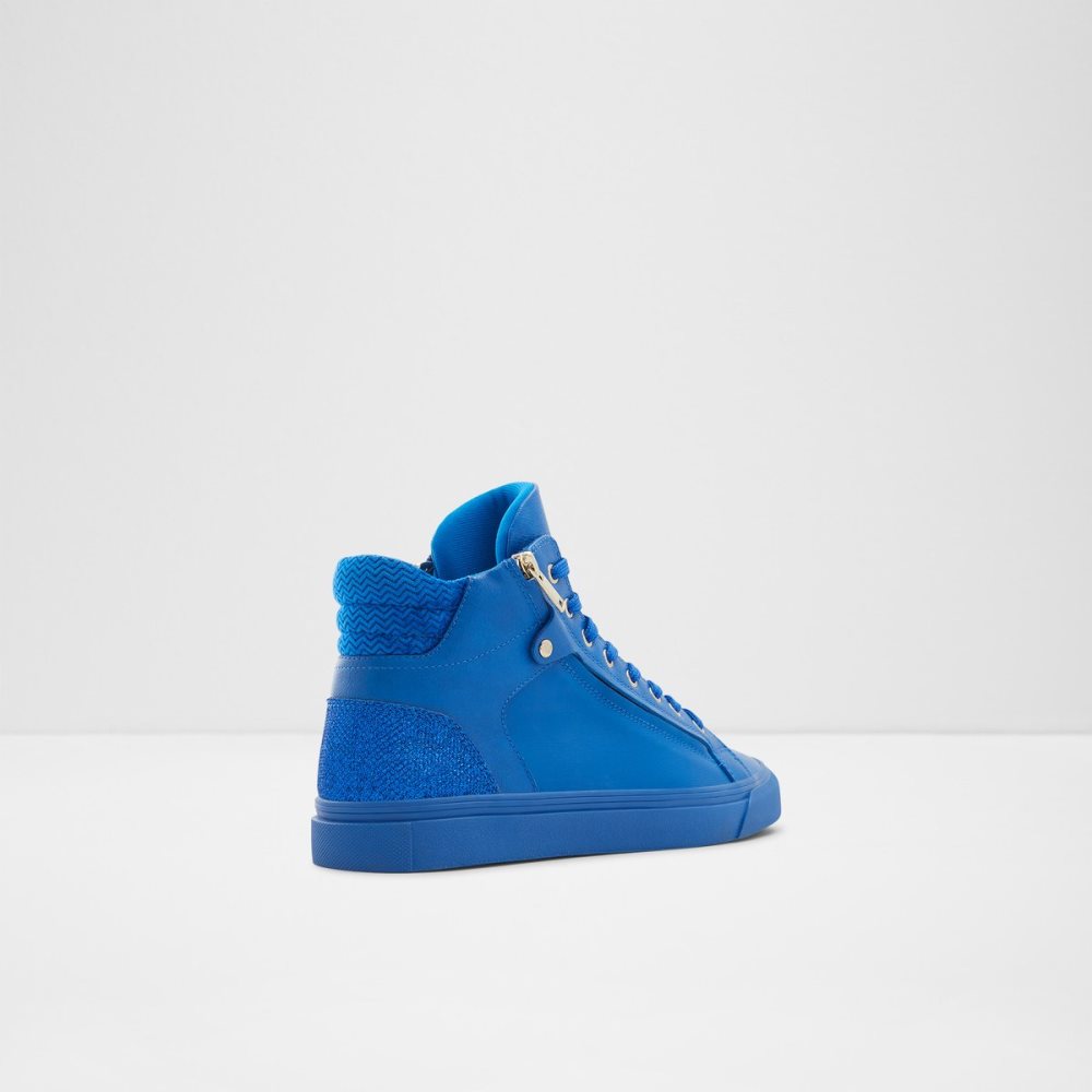 Blue Aldo Destry High Top Sneakers | 67VWSYABZ