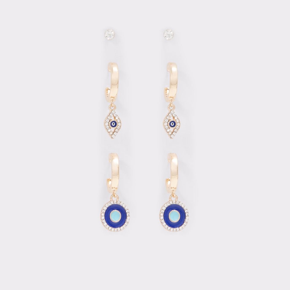 Blue Aldo Linthorst Hoop Earrings | 76HEMPWGC