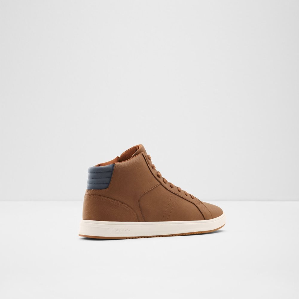 Brown Aldo Afiac High Top - Cup Sole Sneakers | 89OSYNTXW