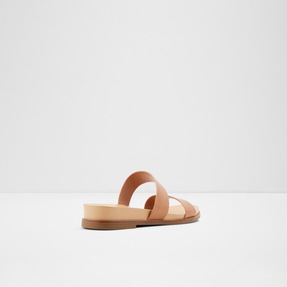 Brown Aldo Aliawen Slide Sandal Sandals | 02GTPYEVA