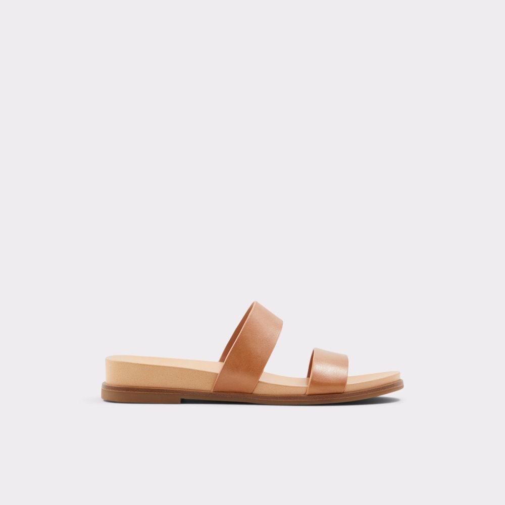 Brown Aldo Aliawen Slide Sandal Sandals | 02GTPYEVA