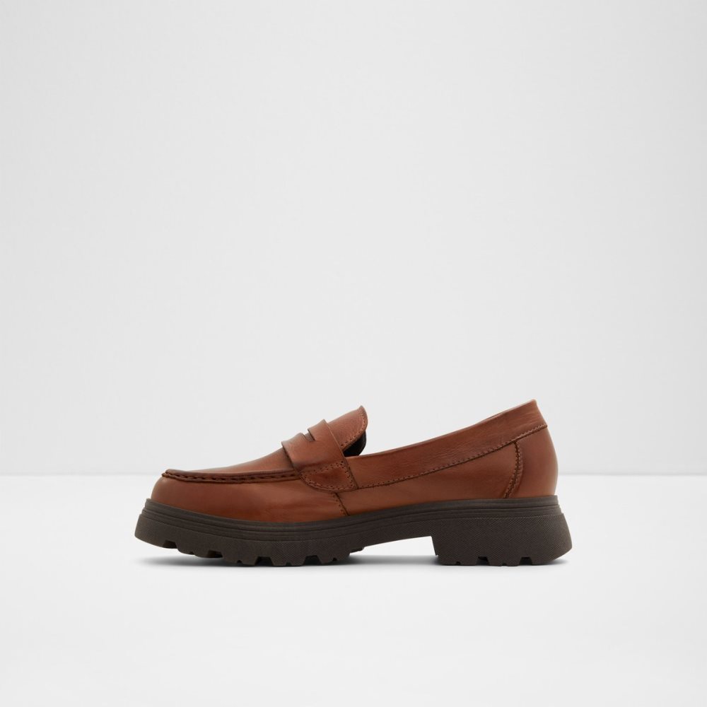 Brown Aldo Biglect - Lug Sole Mules | 67ZQBNUFP