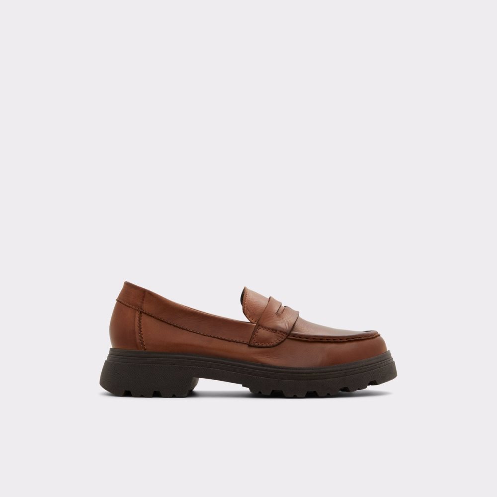 Brown Aldo Biglect - Lug Sole Mules | 67ZQBNUFP