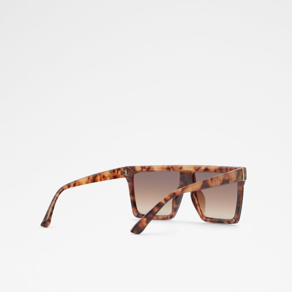 Brown Aldo Brightside Shield Sunglasses | 32KSXHJRB