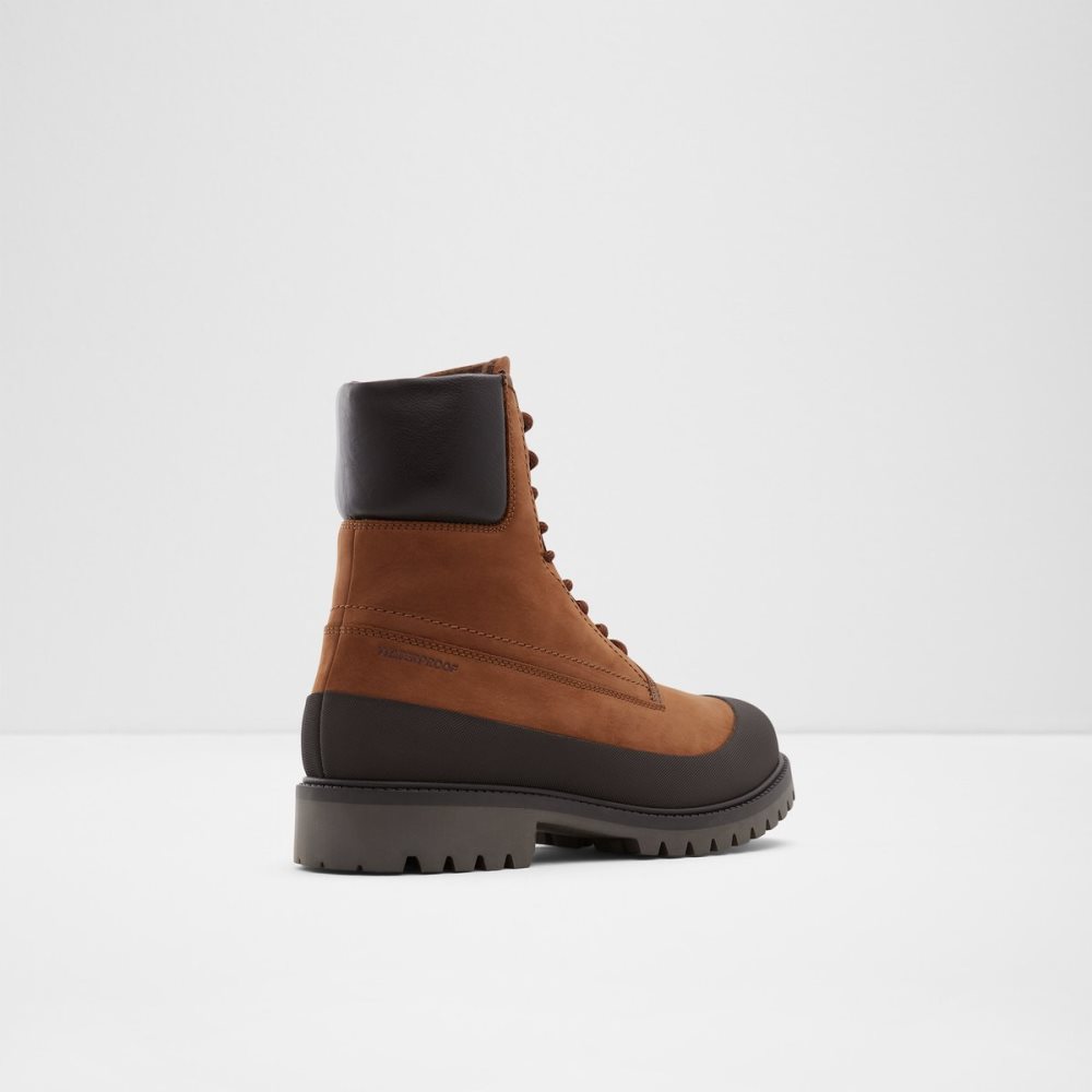 Brown Aldo Careg Lace Up Boots | 05YWLVIFZ