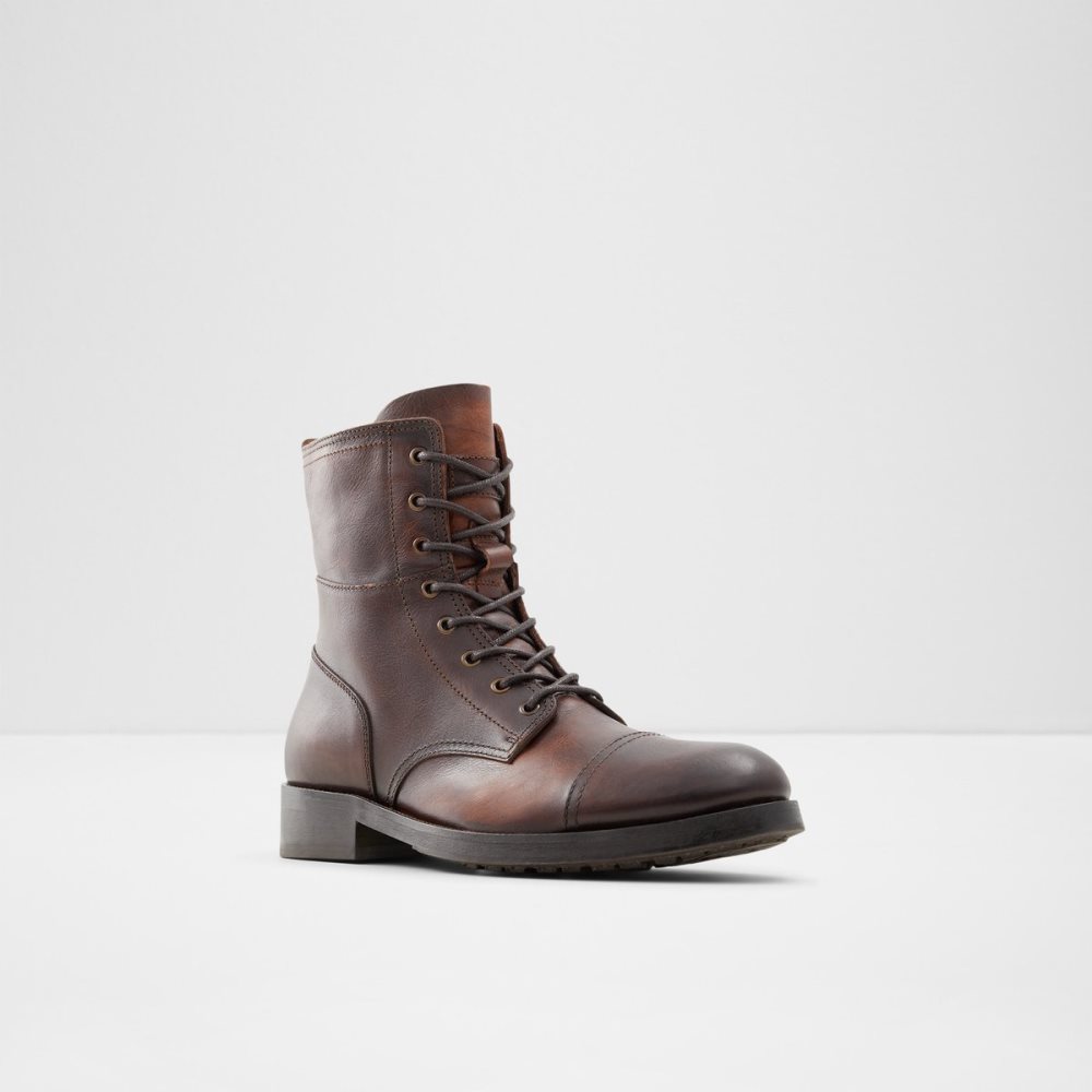 Brown Aldo Coolport Lace Up Boots | 05YXRUWIJ