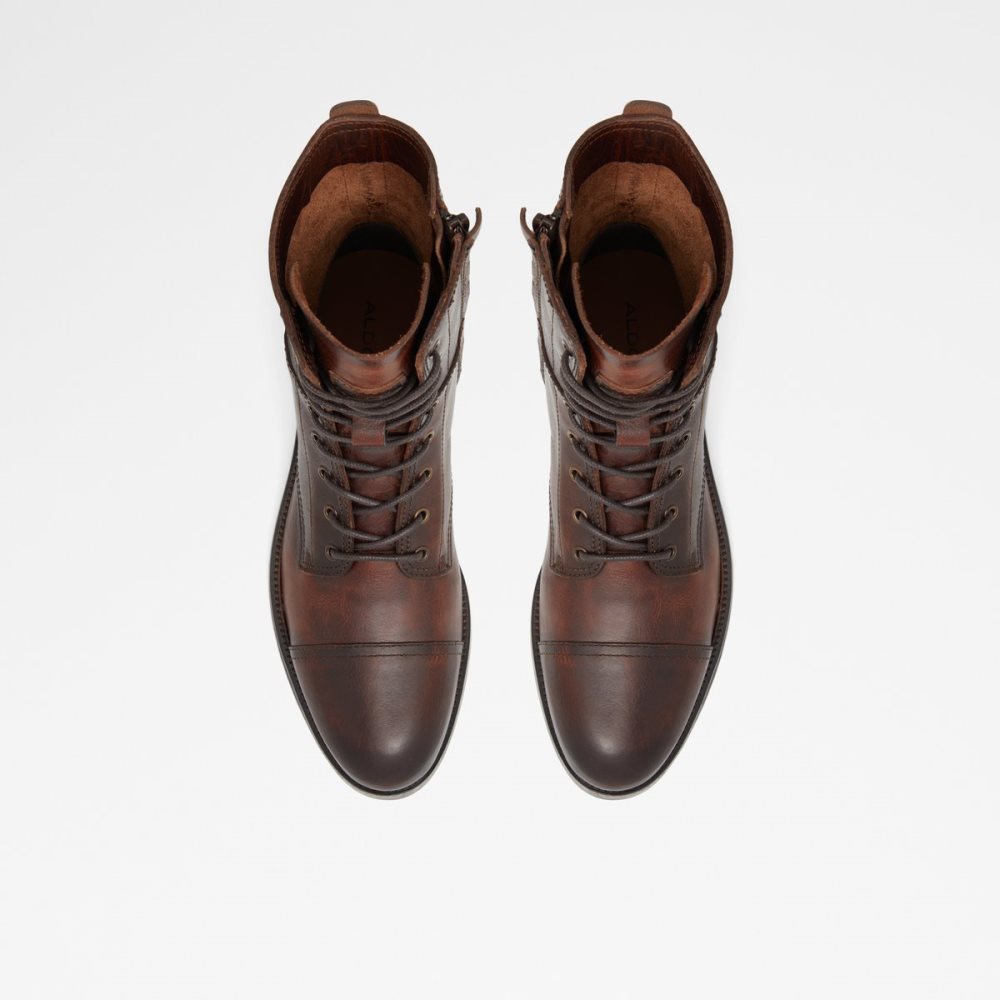 Brown Aldo Coolport Lace Up Boots | 05YXRUWIJ