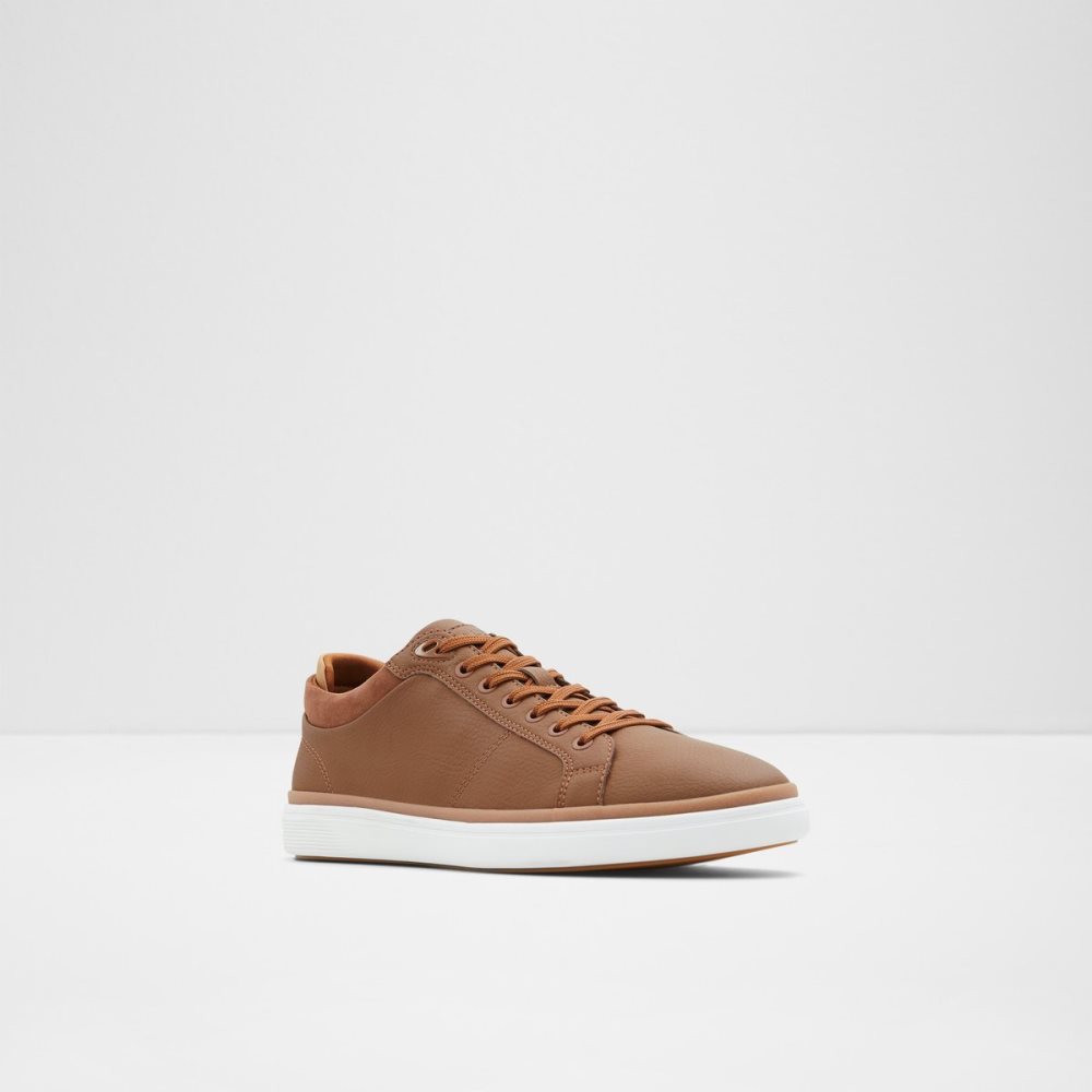 Brown Aldo Finespec Low Top - Cup Sole Sneakers | 95XOAJGDS