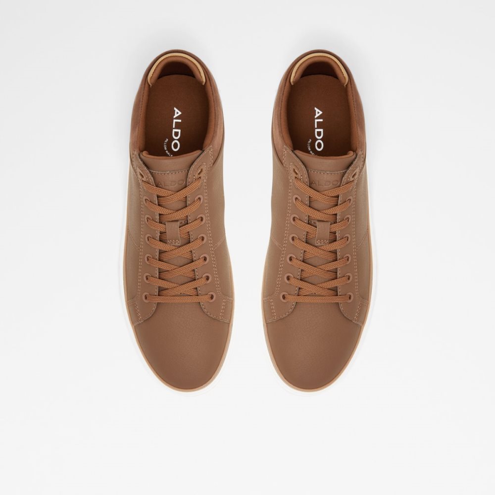 Brown Aldo Finespec Low Top - Cup Sole Sneakers | 95XOAJGDS