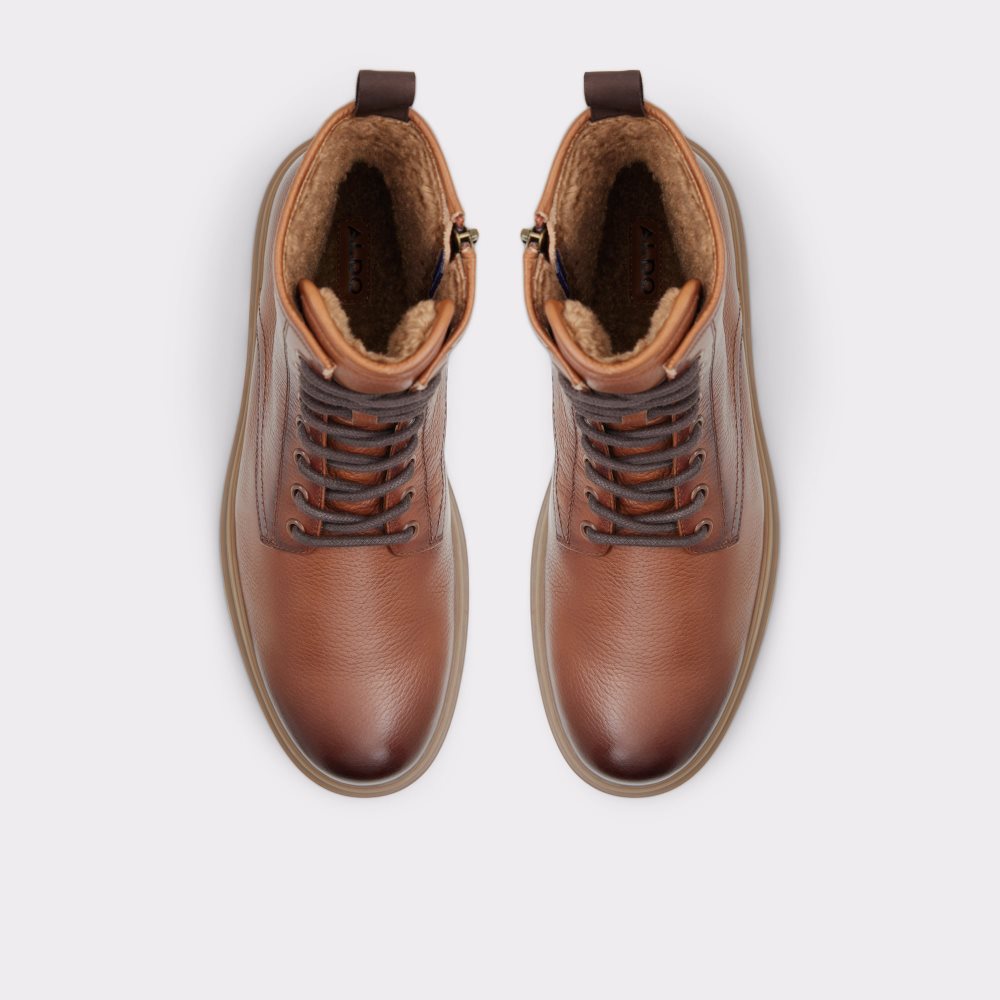 Brown Aldo Graveldiver Lace-up Lace Up Boots | 26UAVIYKM