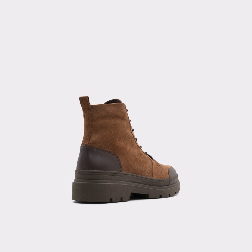 Brown Aldo Hairath Lace-up Lace Up Boots | 03OGQJHWT