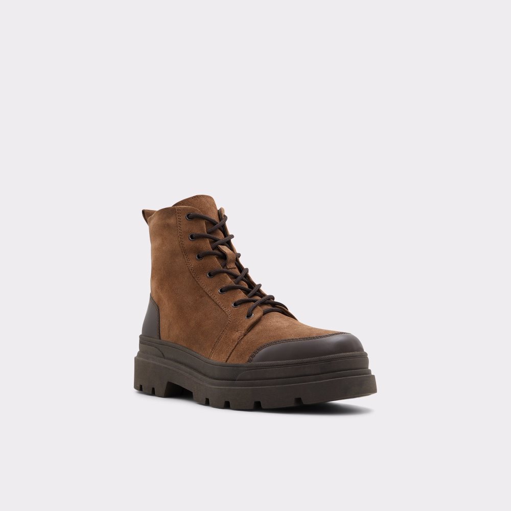 Brown Aldo Hairath Lace-up Lace Up Boots | 03OGQJHWT