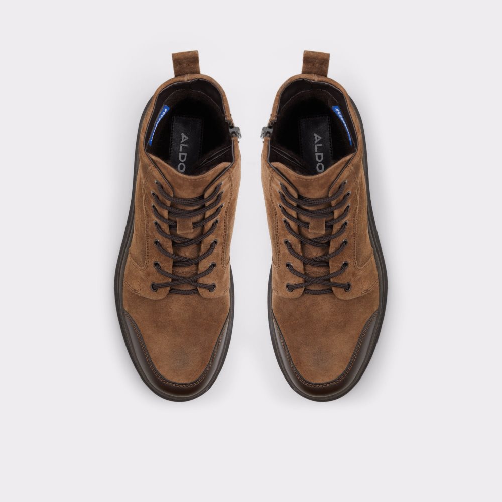 Brown Aldo Hairath Lace-up Lace Up Boots | 03OGQJHWT