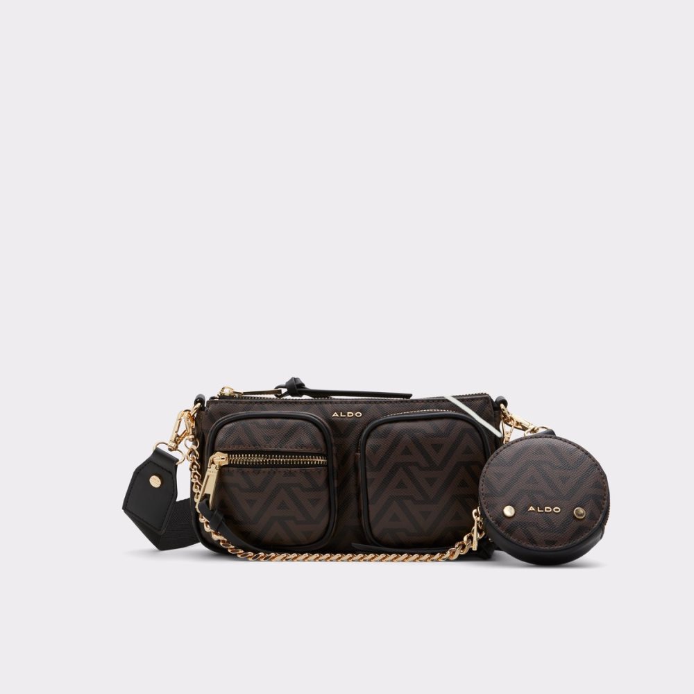 Brown Aldo Iconistrope Crossbody Bags | 67YHIJTCQ