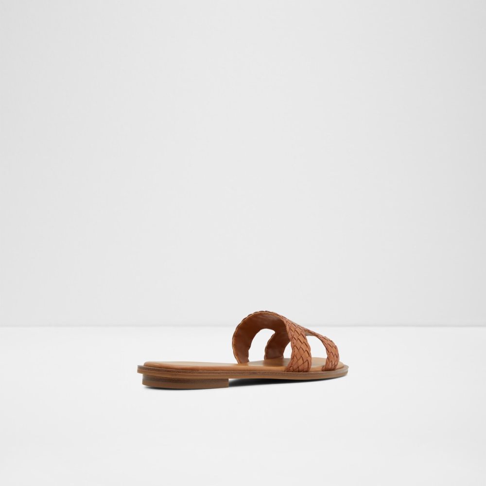 Brown Aldo Irmaos Slide Sandal Sandals | 65OWUKIVJ