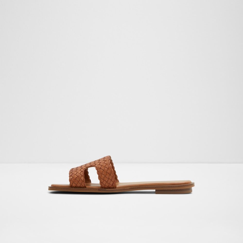 Brown Aldo Irmaos Slide Sandal Sandals | 65OWUKIVJ