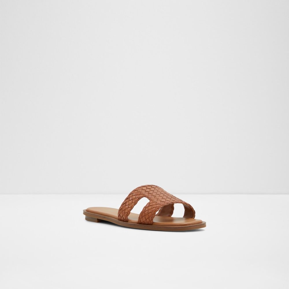 Brown Aldo Irmaos Slide Sandal Sandals | 65OWUKIVJ