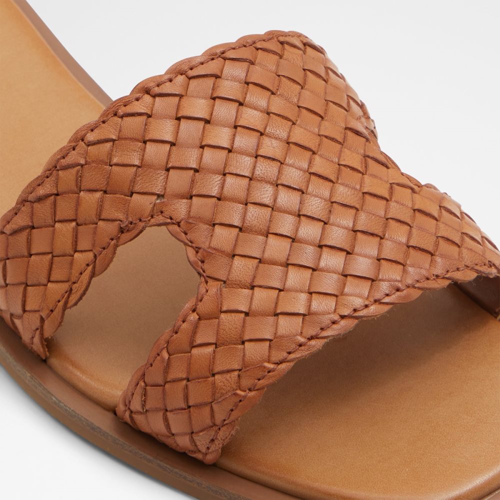 Brown Aldo Irmaos Slide Sandal Sandals | 65OWUKIVJ