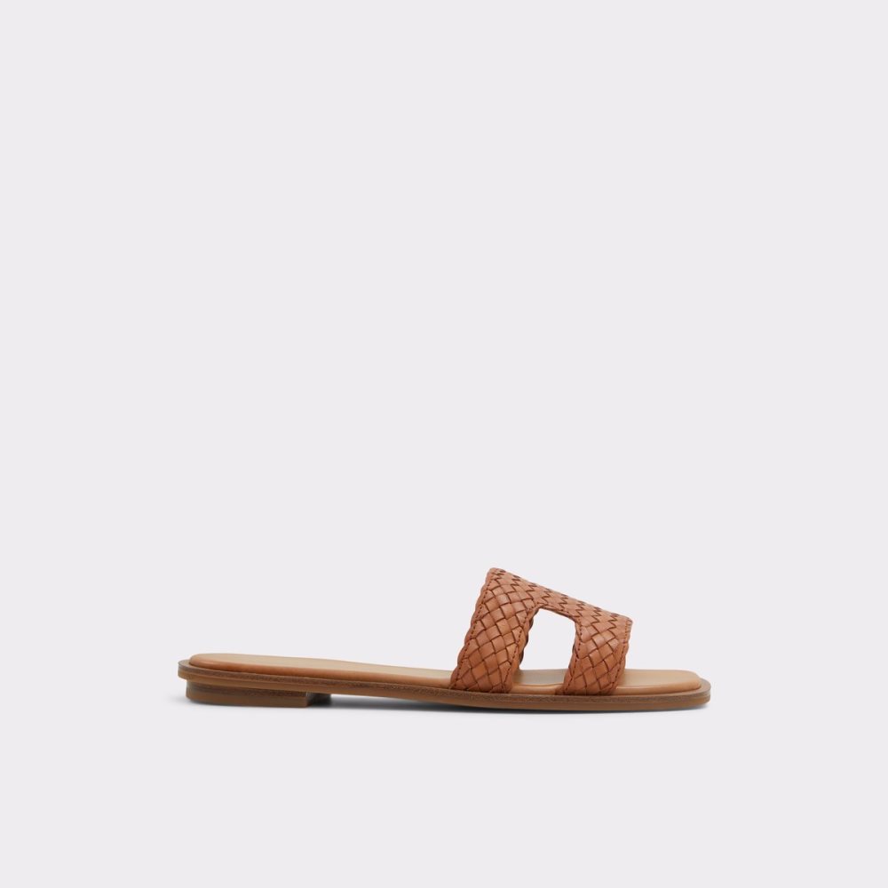 Brown Aldo Irmaos Slide Sandal Sandals | 65OWUKIVJ