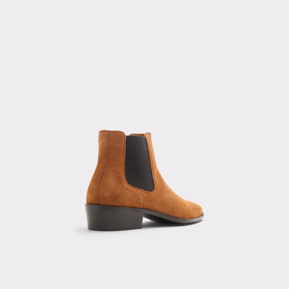 Brown Aldo Kona Chelsea Boots | 38ZJKHOYS